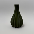 Sculpted Teardrop Vase – Modern 3D-Printed Décor
