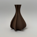 Sculpted Teardrop Vase – Modern 3D-Printed Décor