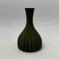 Sculpted Teardrop Vase – Modern 3D-Printed Décor