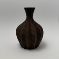 Sculpted Teardrop Vase – Modern 3D-Printed Décor