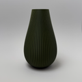 Sculpted Teardrop Vase – Modern 3D-Printed Décor