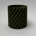 Sculpted Teardrop Vase – Modern 3D-Printed Décor