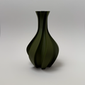 Sculpted Teardrop Vase – Modern 3D-Printed Décor