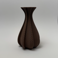 Sculpted Teardrop Vase – Modern 3D-Printed Décor